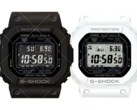 Les montres Casio GW-5000HS-1 noire et Casio GW-5000HS-7 blanche. (Image source : Great G-Shock World - upscaled with AI) 