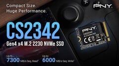 Le prochain SSD M.2 2230 CS2342 de PNY fonctionne avec Steam Deck, Asus ROG Ally et d&#039;autres appareils de jeu portables (Source d&#039;image : PNY)