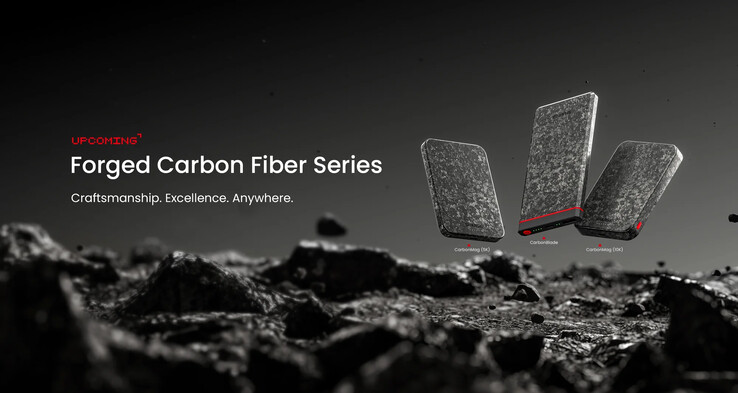 Sharge présente sa prochaine série de power banks Forged Carbon Fiber. (Source : Sharge)