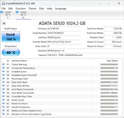 ADATA SE920 fonctionne avec PCIe 4.0 x4