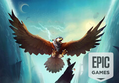 Le Falconeer est désormais téléchargeable gratuitement sur l&#039;Epic Games Store et conservable indéfiniment. (Source de l&#039;image : Tomas Sala / Epic Games Store - édité)