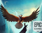 Le Falconeer est désormais téléchargeable gratuitement sur l'Epic Games Store et conservable indéfiniment. (Source de l'image : Tomas Sala / Epic Games Store - édité)