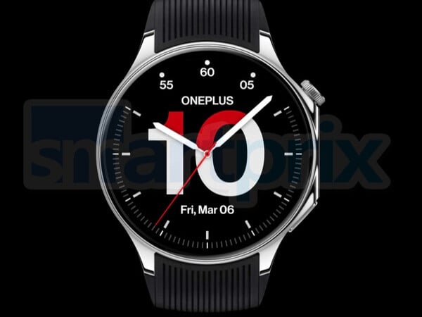 Rendu de la OnePlus Watch 3 créé à partir d'un prototype. (Source de l'image : Smartprix)