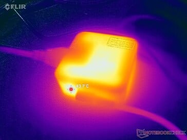 L'adaptateur CA atteint plus de 44 °C lorsque les charges sont élevées