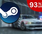 Need for Speed Unbound est en promotion à 93 % sur Steam jusqu'au 20 mars et coûte environ 5 $ (Source : Steam)