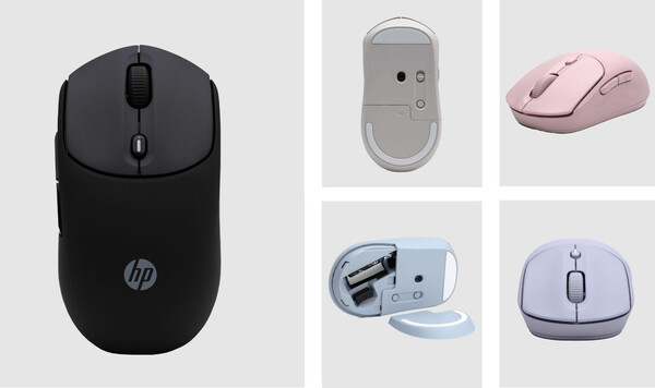 La souris sans fil HP 400 Quiet sera disponible en cinq couleurs. (Source de l'image : HP)