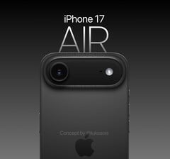 rendu de l&#039;iPhone 17 Air. (Source de l&#039;image : Lukosis)