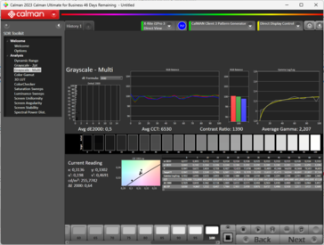 Calman ColorChecker mode normal