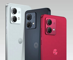 Le Moto G84 5G dans ses trois couleurs de lancement. (Source de l&#039;image : @evleaks)