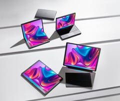 Le Gram 17 Fold est l&#039;un des nombreux ordinateurs portables dotés d&#039;écrans OLED pliables. (Source de l&#039;image : LG)