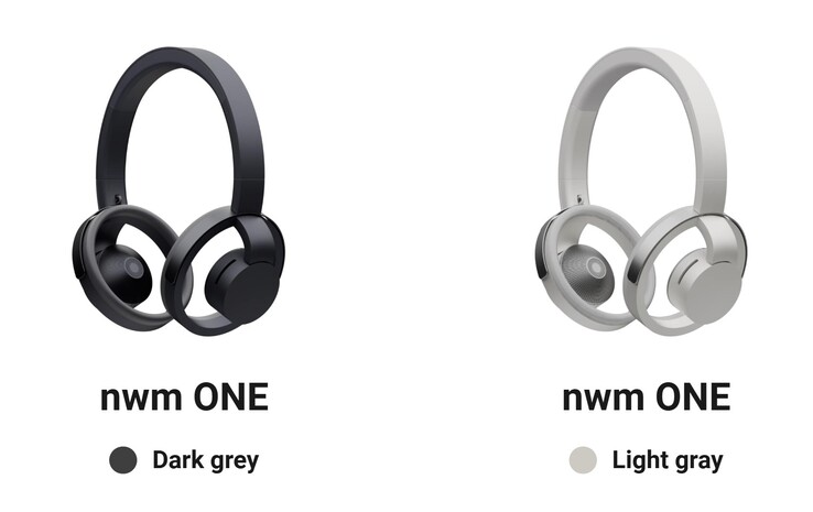 Le nwm ONE est disponible en gris foncé et en gris clair au prix de 39 600 yens (~250 $). (Source de l'image : NTT Sonority)