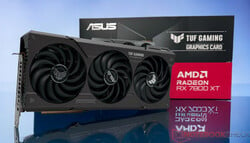 Test de la Asus TUF Gaming Radeon RX 7800 XT OC. Unité de test fournie par Asus Allemagne.