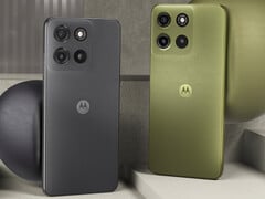 Motorola a créé le Moto G15 dans les coloris Gravity Grey et Iguana Green. (Source de l&#039;image : Motorola)