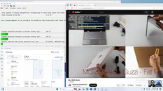 Latence maximale lors de l'ouverture de plusieurs onglets de navigateur et de la lecture de vidéos 4K