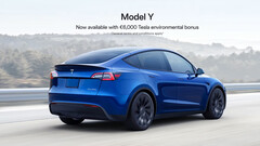 Le bonus du modèle Y correspond à la perte de la subvention fédérale (image : Tesla)