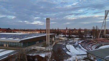 Caméra DJI Flip : Le soir sur les toits de Berlin