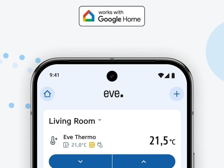 L'application Eve for Matter Android permet une configuration transparente avec Google Home (Source de l'image : Eve)