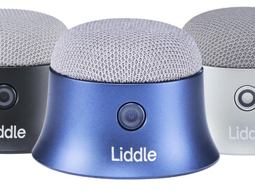 Le Liddle Speaker Pro est disponible en noir, bleu et argent, et est étanche à la poussière et à l'eau. (Source de l'image : Liddle Speaker)