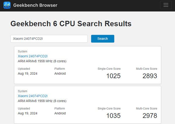 (Source : Geekbench)