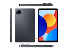 Les rendus révèlent le module de caméra arrière de 8MP et l&#039;inscription &quot;Dolby Atmos&quot; sur le bord inférieur du Xiaomi Redmi Pad SE 8.7. (Source : Sudhanshu Ambhore sur X) 