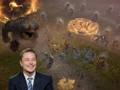 Elon Musk a battu un record du monde dans Diablo 4 et a partagé son succès sur X. (Image source : Xbox / Pixabay, Tumisu)