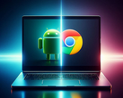 Google pourrait bientôt faire passer ChromeOS à Android. (Image Source : AI generated)