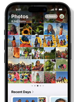 iOS 18 apporte une refonte majeure à l&#039;application Photos. (Image via Apple)