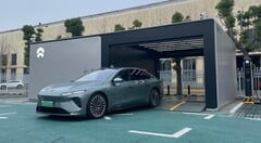 Les voitures NIO se rendent d&#039;elles-mêmes à la station d&#039;échange de batteries (Source : NIO)