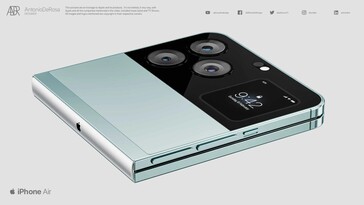 Concept de l'image : iPhone Air (Source de l'image : ADR Studio)