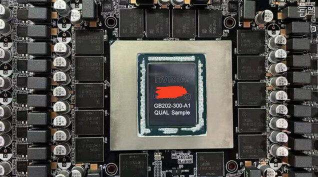 GeForce Une fuite sur la RTX 5090 confirme la présence d'un GPU GB202 massif et d'une mémoire GDDR7 (Image source : Chiphell)