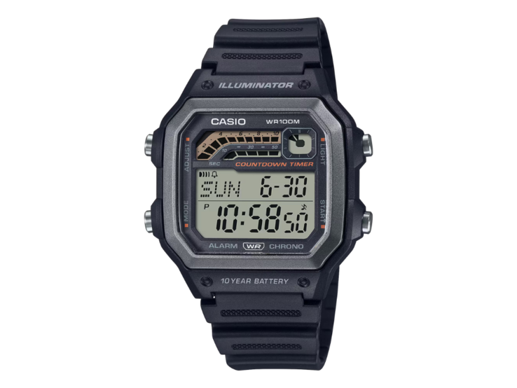 WS-1600H-1AV de Casio. (Source de l'image : Casio)