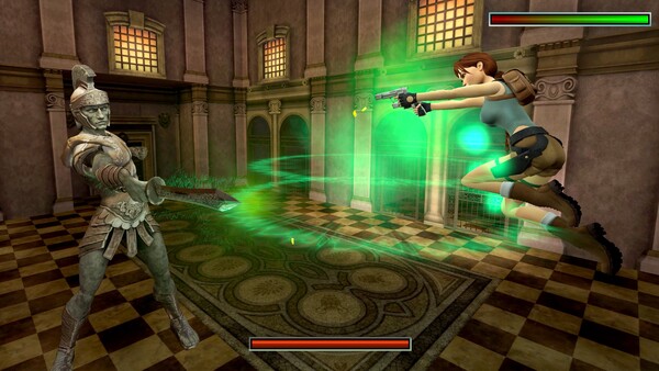 Tomb Raider IV-VI Remastered inclura des barres de santé pour les boss. (Source de l'image : PlayStation)