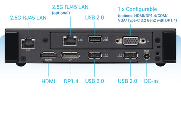 Une connexion configurable est disponible. (Source de l'image : Asus)