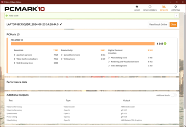 PCMark 10 - mode batterie