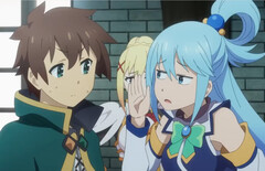 Capture d'écran -『この素晴らしい世界に祝福を!3ーBONUS STAGEー』本予告 (Source de l'image : KadokawaAnime sur YouTube)