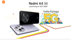 Le Redmi A4 5G sera lancé le 20 novembre en Inde (Image source : Xiaomi)