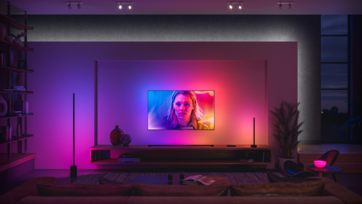 Le Philips Hue Sync TV est désormais disponible pour certains téléviseurs LG. (Source : Philips Hue)