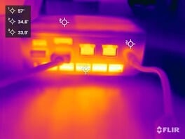 Sortie de ventilateur à l'arrière