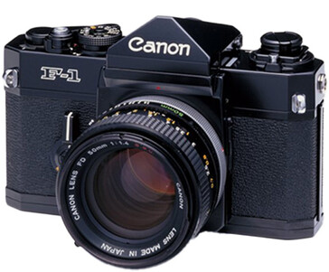 Le Canon F-1 est une autre source d'inspiration potentielle pour un boîtier rétro sans miroir de Canon. (Source de l'image : Canon)