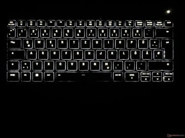 Éclairage du clavier