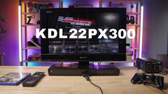 Sony Bravia KDL22PX300 combine la PS2 et le téléviseur Bravia KDL22BX300 (source d&#039;image : Denki sur YouTube)