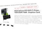 La RTX 5070 Ti obtient une date de sortie provisoire dans une nouvelle fuite provenant d'un détaillant de l'UE