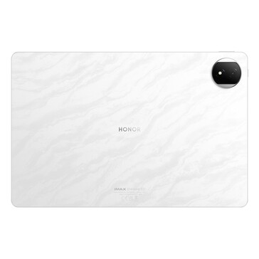 L'arrière du Honor MagicPad 2 en blanc a un aspect presque marbré. (Source de l'image : Honor)