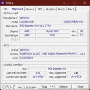 Carte mère CPU-Z