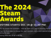 Les résultats des 2024 Steam Awards ont été annoncés (image source : Valve)