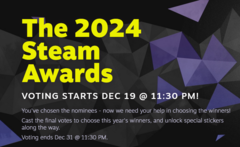 Les résultats des 2024 Steam Awards ont été annoncés (image source : Valve)