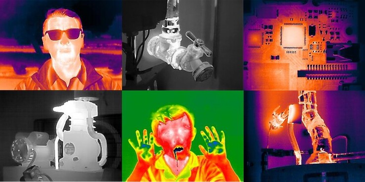 Les nanocaméras thermiques peuvent voir la chaleur dégagée par les objets, les personnes et les animaux domestiques sous forme de lumière infrarouge. (Source de l'image : Seek Thermal)