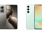 Le Xiaomi 14T Pro et le Samsung Galaxy S24 FE ont tous deux un cadre métallique et un dos en verre. (Source des images : Xiaomi et Samsung)