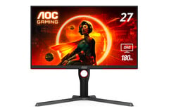 L&#039;AOC Q27G3XMN dispose d&#039;un écran 1440p et 180 Hz qui mesure 27 pouces. (Source de l&#039;image : AOC)