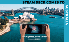 Valve a commencé à vendre le Steam Deck en Australie (image source : Valve)